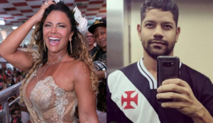 A famoso atriz da Globo e rainha de bateria, Viviane Araújo deixou os seus seguidores de queixo caído ao exibir seu amado nas redes sociais (Foto: Montagem TV Foco)