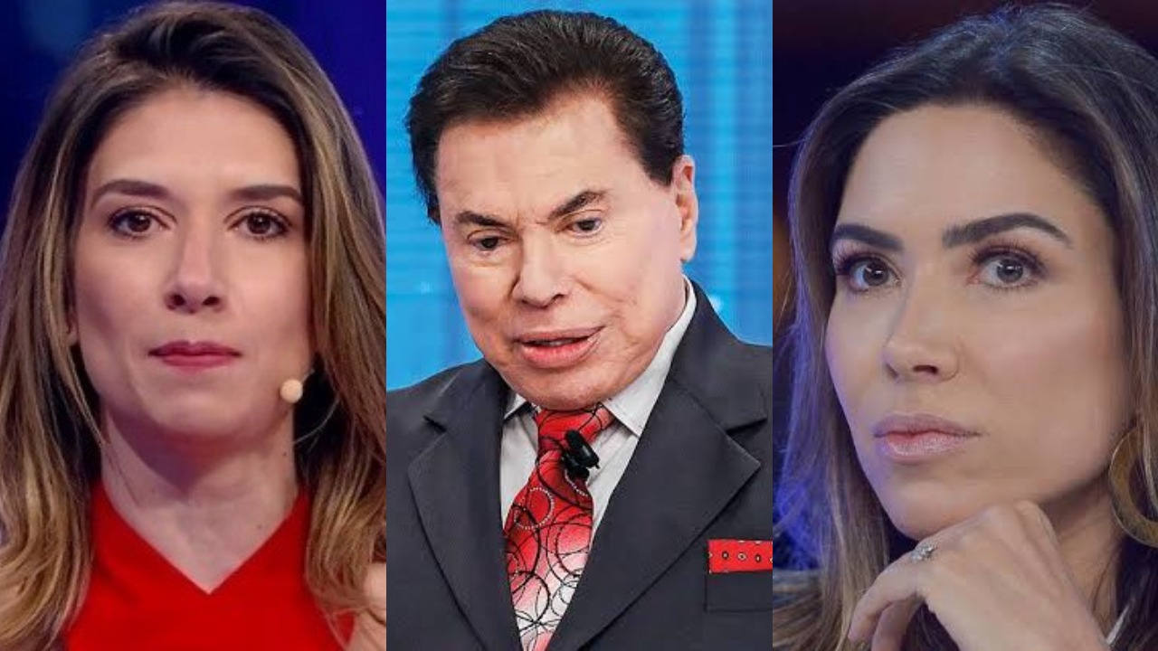 Rebeca Abravanel, Patrícia Abravanel e Silvio Santos (Foto: Reprodução/SBT/Montagem TV Foco)