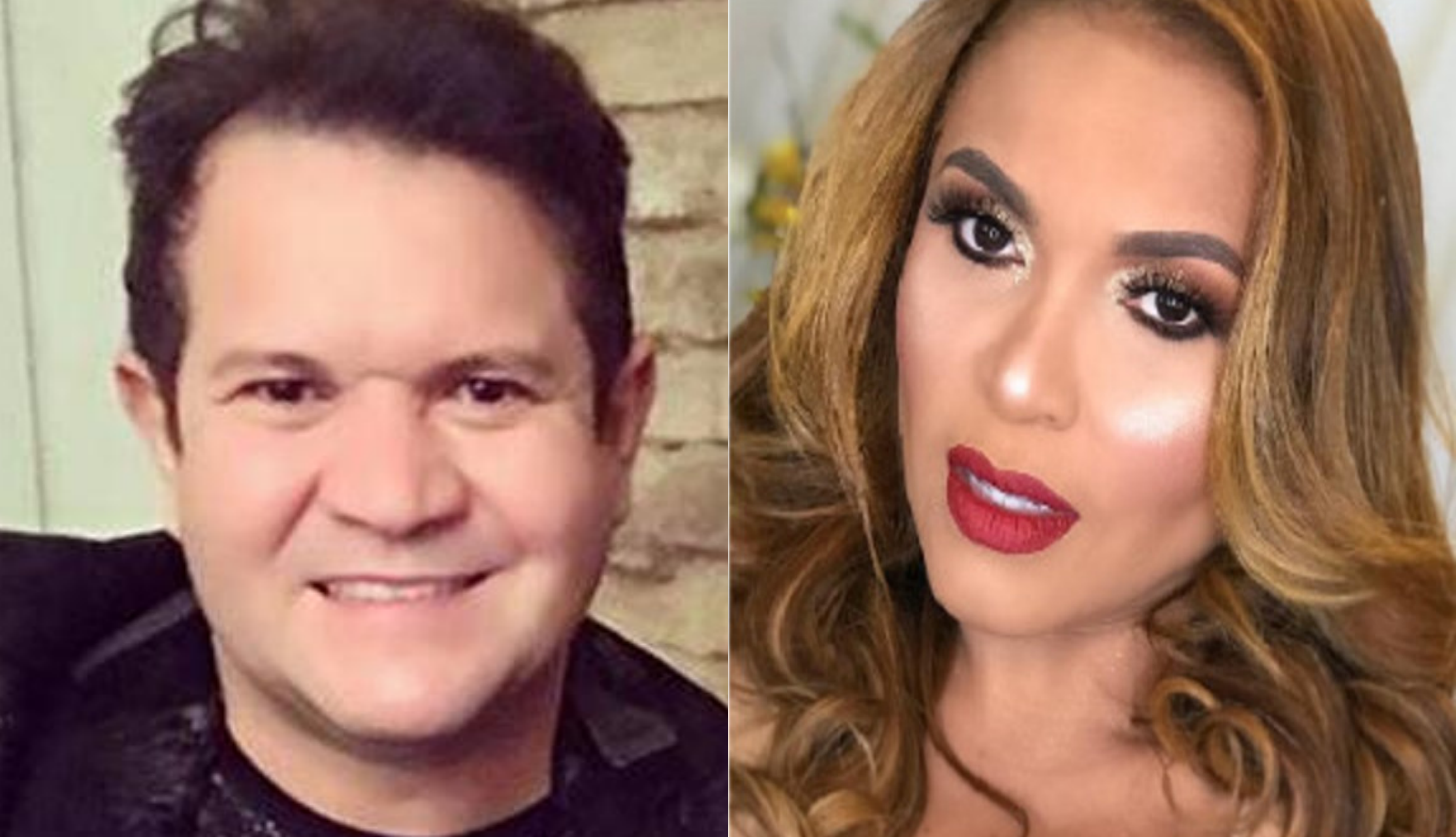 Após ser acusado de de agressão por Joelma, o famoso empresário e ex-guitarrista da Banda Calypso, Ximbinha voltou a ser acusada pela atual cantora do grupo Carla Maues (Foto: Montagem TV Foco)