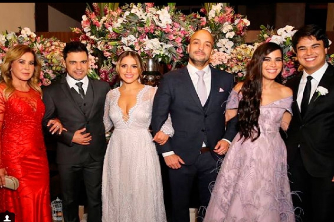 Zezé Di Camargo, Zilu, Wanessa Camargo, Camilla Camargo e Igor Camargo