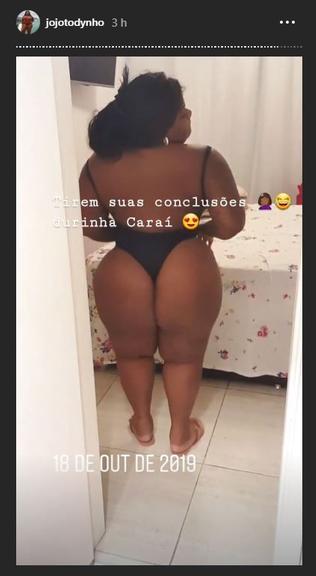 A funkeira usou os Stories do Instagram para rebater seguidores que estão falando que ela usa photoshop em suas fotos (Foto: Instagram)