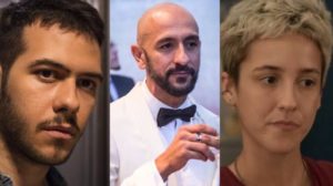 Em Amor de Mãe, Álvaro comemorará as mortes sequenciais de Vinícius e Amanda (Montagem: TV Foco)