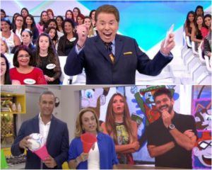 Silvio Santos bota o terror na Globo. Foto: Reprodução