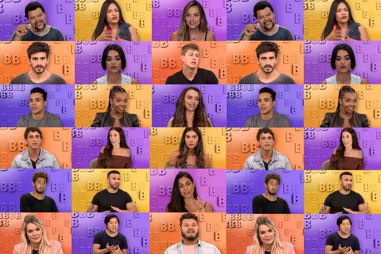 Todos os participantes do BBB20 (Foto: Reprodução)