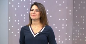 Beatriz Pataro era apresentadora do Bom Dia DF e foi rebaixada (foto: reprodução/TV Globo)