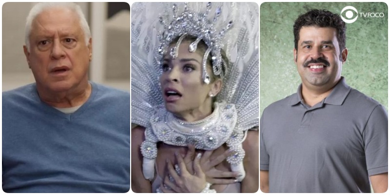 Bom Sucesso tem Alberto, Batista e Paloma como seus personagens (Foto: Montagem/TV Foco)