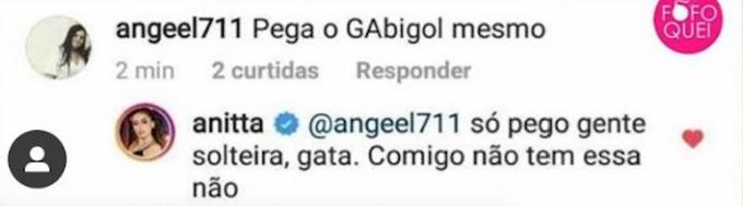 Anitta falou sobre Gabigol pela primeira vez 