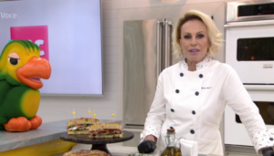 Ana Maria Braga apareceu no Mais Você só para fazer receita; programa despencou em audiência com substitutos (Foto: Reprodução/Globo)