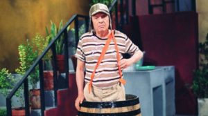 Roberto Bolaños caracterizado como Chaves, o seu mais conhecido personagem (foto: divulgação/Televisa)