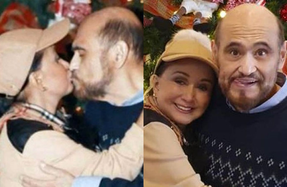 Interpretes de Chiquinha e Seu Barriga no Chaves protagonizam beijão e público vai ao delírio (Foto: Reprodução)