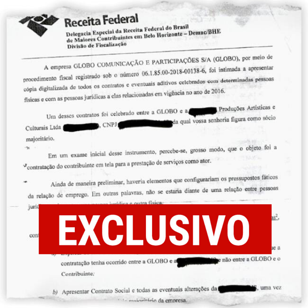 Globo vira alvo de investigação da Receita Federal. Foto: Revista VEJA