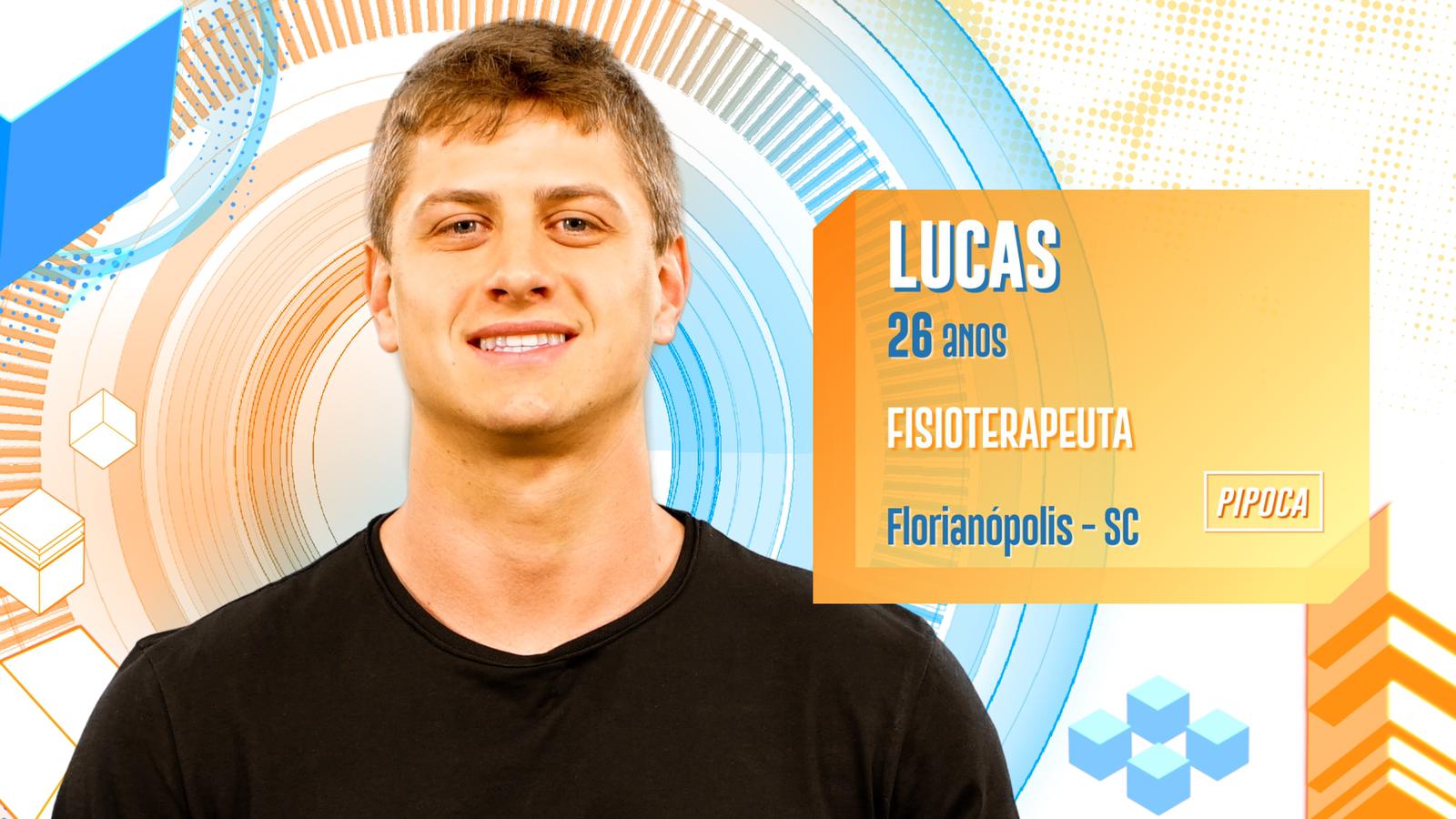 Lucas no BBB20 (Foto: Divulgação/ Globo)