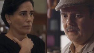 Lola (Gloria Pires) dispensará Afonso (Cássio Gabus Mendes) após armação em Éramos Seis (Foto: Reprodução/Globo/Montagem TV Foco)