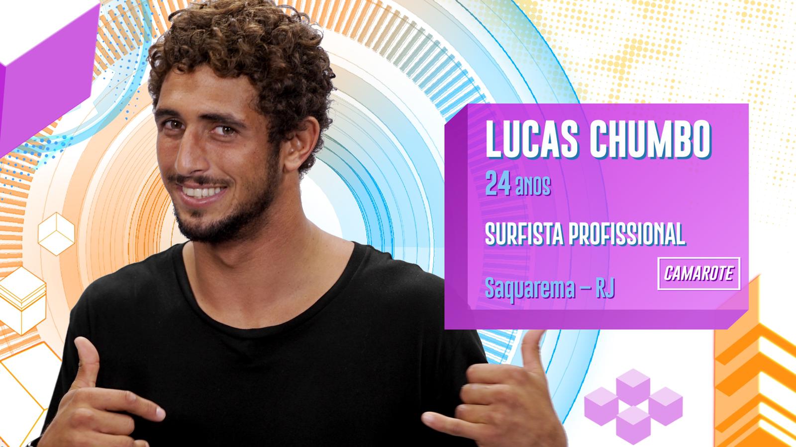 Lucas Chumbo no BBB20 (Foto: Divulgação/ Globo)