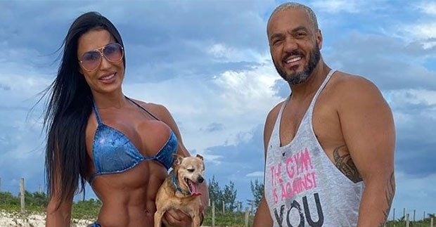 Gracyanne Barbosa sonha em ter um filho com Belo (Foto: Reprodução)