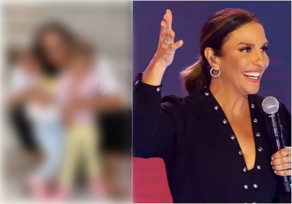 Ivete Sangalo mostra filhas em clique raríssimo e leva fãs ao delírio. Foto: Reprodução