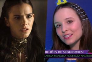 Larissa Manoela chega na Globo para ocupar espaço deixado de lado por Bruna Marquezine nas novelas (Foto montagem: TV Foco)