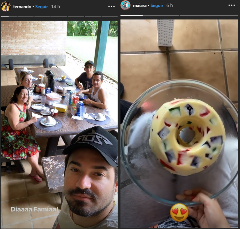 Fãs dizem que Maiara e Fernando frequentaram o mesmo local (Foto: Reprodução)
