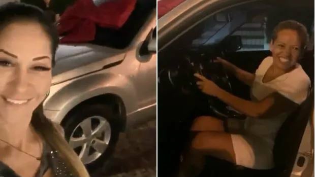 Mayra Cardi entrega carro de presente para babá (Foto: Reprodução)