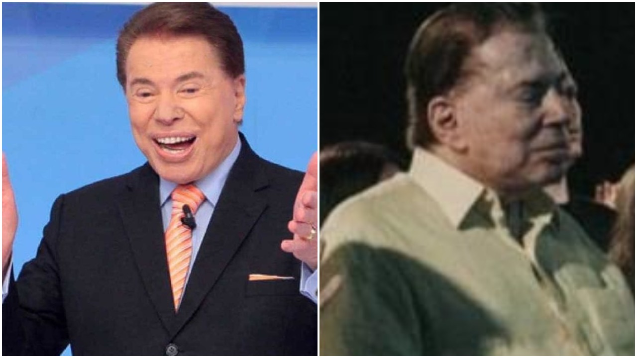 Silvio Santos é flagrado em igreja evangélica (Foto: Reprodução)