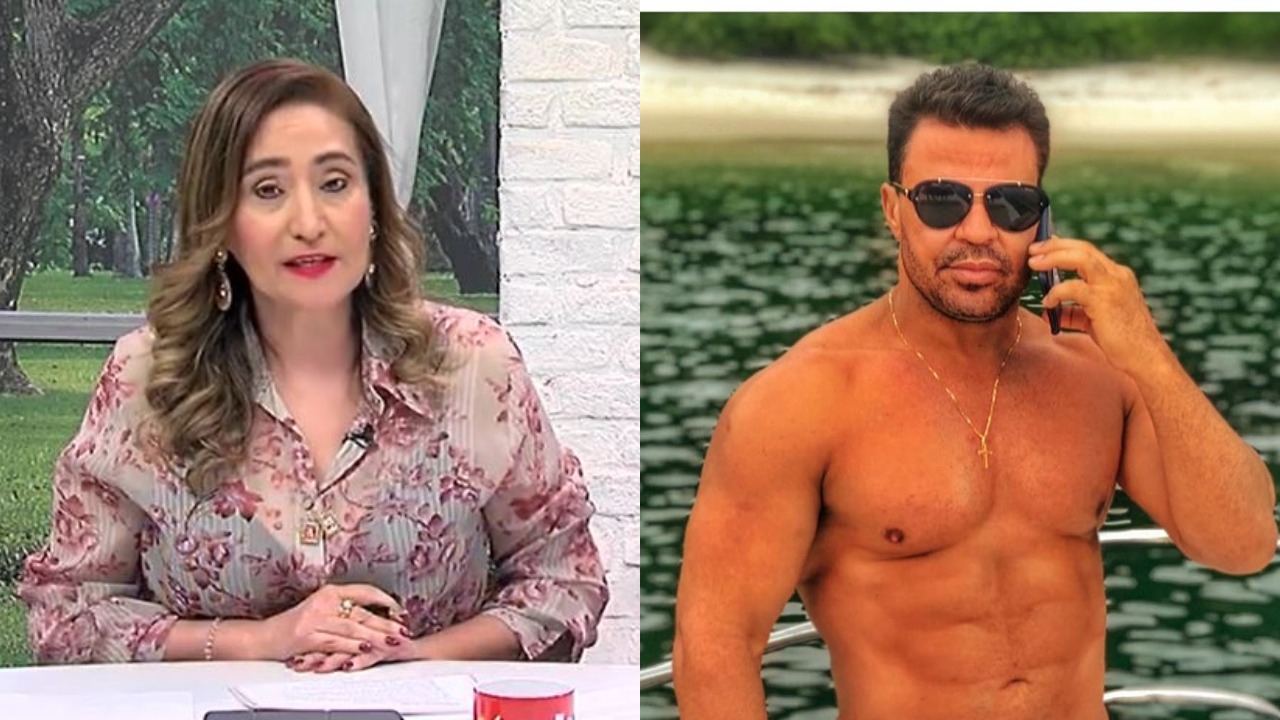 Sonia Abrão deu bronca em Eduardo Costa em seu programa (Foto: Reprodução/RedeTV!/Instagram/Montagem TV Foco)