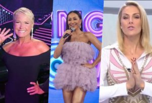 Xuxa, Sabrina Sato e Ana Hickmann vão comandar a programação da Record aos domingos (Foto montagem: TV Foco)