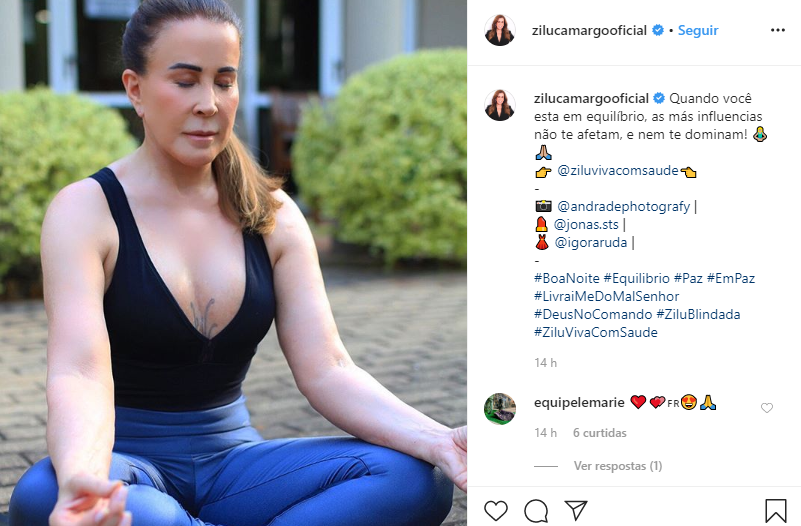 Zilu Godoi arrancou elogios dos seguidores (Foto: Reprodução/ Instagram)