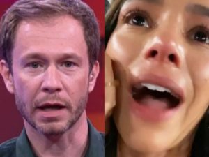 Após Bruna Marquezine e outros tantos famosos reclamarem sobre o comportamento do apresentador do BBB20, da Globo, Tiago Leifert se pronunciou (Foto: Reprodução/Montagem TV Foco)