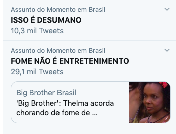 bbb20 Internautas detonam Big Brother Brasil. Foto: Reprodução