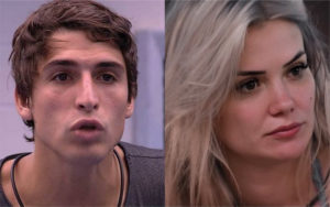 Marcela Mc Gowan e Felipe Prior protagonizaram briga no BBB20 (Foto: Divulgação / Montagem / TV Foco)