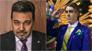 Marco Feliciano criticou Marcelo Adnet por imitar Bolsonaro em desfile. (Foto: Montagem/Divulgação)