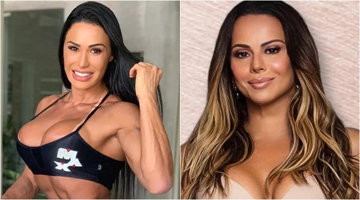 Gracyanne Barbosa e Viviane Araújo seguem em pé de guerra. (Foto: Montagem/Reprodução)