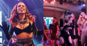 Anitta passa mal durante ensaios e precisa ser socorrida por equipe médica (Foto: Reprodução)