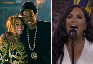 Jay-Z explica os motivos para ele e Beyoncé terem ficado sentados durante hino nacional no Super Bowl (Foto: Reprodução)