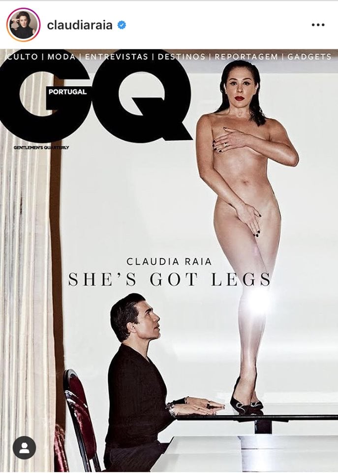 Claudia Raia e seu esposo, Jarbas Homem de Mello estampam a capa da revista portuguesa GQ (Foto: Instagram)