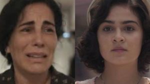 Lola vai aos prantos após Isabel decidir fugir com Felício em Éramos Seis (Montagem: TV Foco)