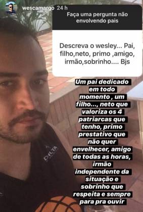 Wesley Camargo escancarou distanciamento com o pai, Luciano Camargo (Reprodução)