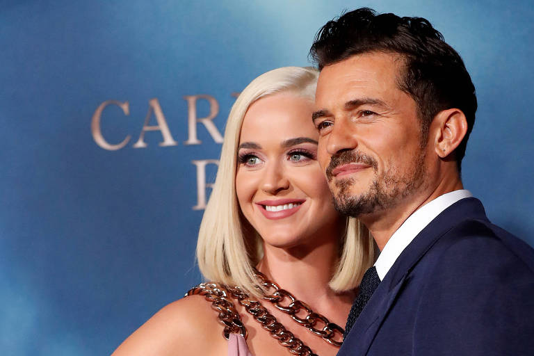 Katy Perry e Orlando Bloom estão esperando o primeiro filho fruto da relação (Foto: Reprodução)