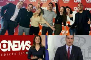 Âncoras da CNN Brasil e GloboNews. (Foto: Reprodução/Montagem)