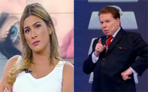 Lívia Andrade e SIlvio Santos (Foto: Divulgação)