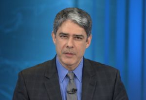 William Bonner no comando do Jornal Nacional (Foto: Reprodução)