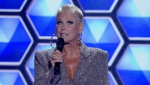 Xuxa Meneghel no comando do The Four Brasil, que teve pior audiência (Foto: Reprodução/Record)