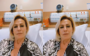 Ana Maria Braga posta vídeo direto do hospital (Foto: Reprodução)