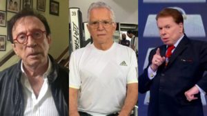 Carlos Alberto de Nóbrega teve brigas com Moacyr Franco e Silvio Santos ao longo de sua carreira (Foto: Reprodução/Instagram/SBT/Montagem TV Foco)