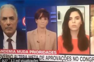 Jornalista da CNN Brasil dorme ao lado de William Waack e demais colegas (Foto: Reprodução)