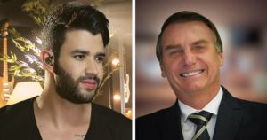 Gusttavo Lima não esconde de ninguém que é um simpatizante e apoiador da família Bolsonaro (Foto: Reprodução/ Montagem)