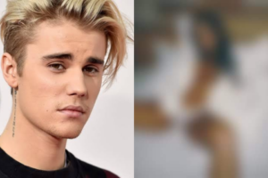 Mulher aparece nua na live de Justin Bieber e momento viraliza (Foto: Reprodução)