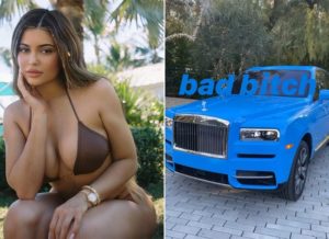 Kylie Jenner ostenta carro de R$ 4, 6 milhões em suas redes sociais (Foto: Reprodução)