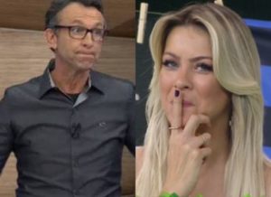 Renata Fan fica constrangida ao receber 