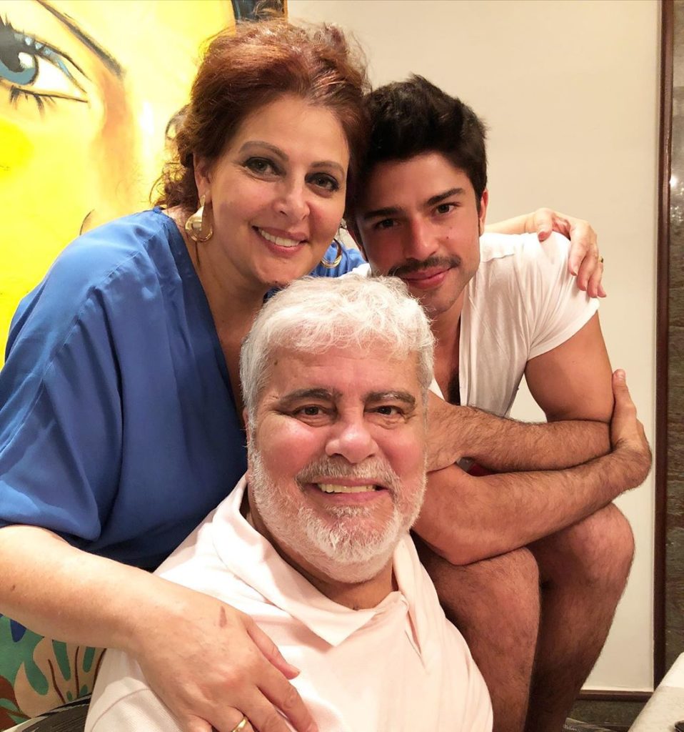 Sonia Lima com Wagner Montez e seu filho Diego Montez (Imagem: Instagram)